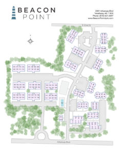 Beacon Point Apartments site map